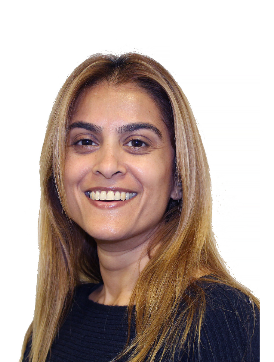 A formal headshot picture with transparent white background of Nayna Manya, director of improvement and transformation at Newham Hospital